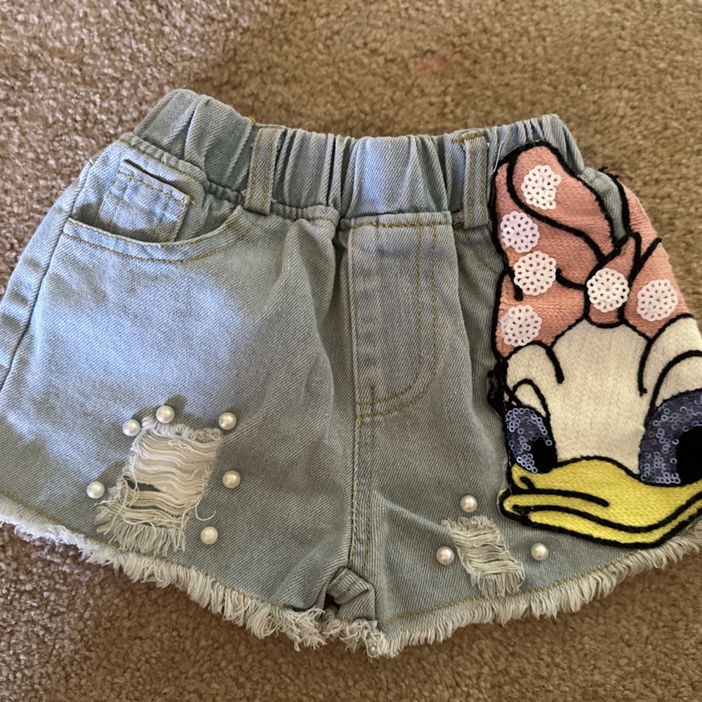 Daisy Duck Jean shorts